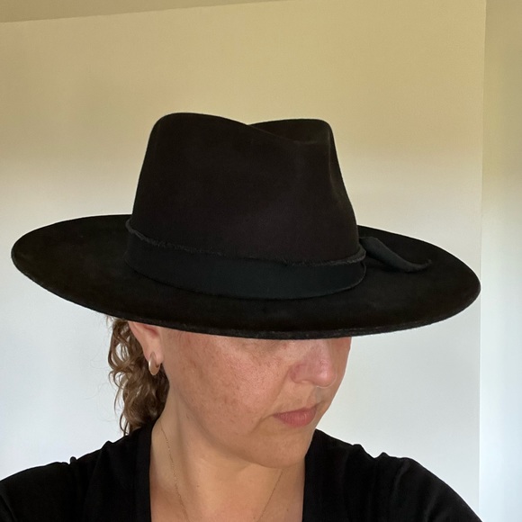 Black felt hat M/L. Cowboy style - Picture 2 of 4